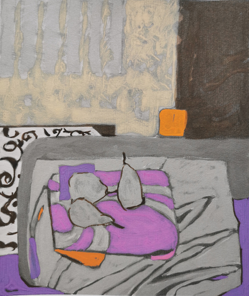 vie intérieure des choses XIII - variation 4 - encre pigmentée et gouache